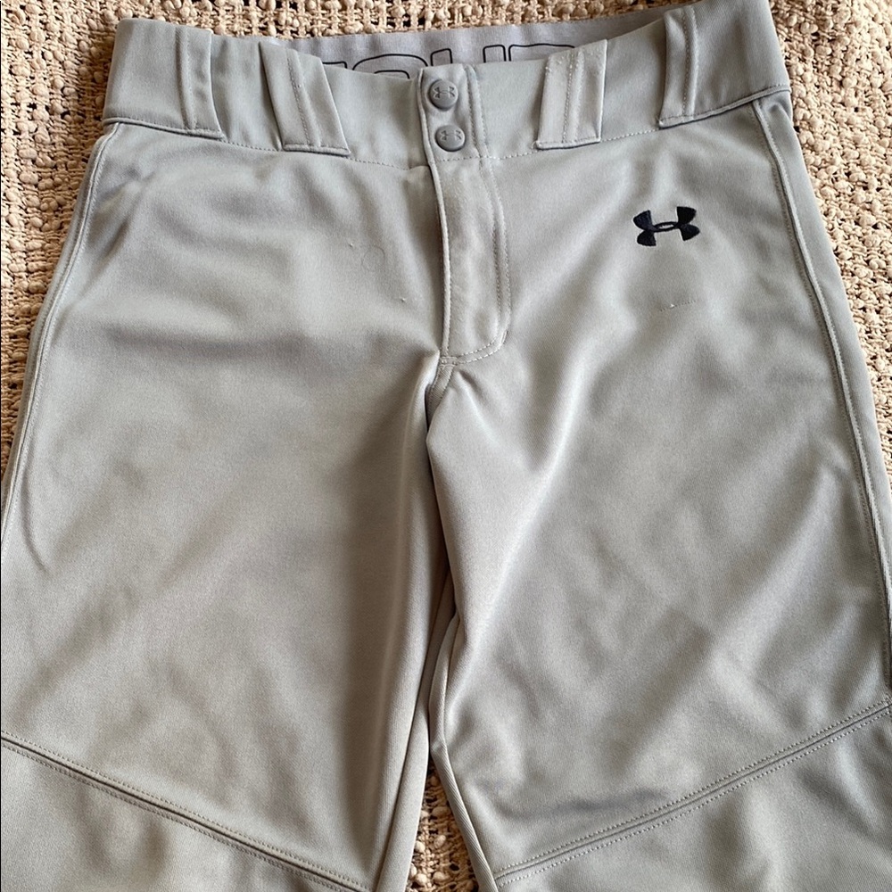Under Armour Gray Youth Baseball Pants